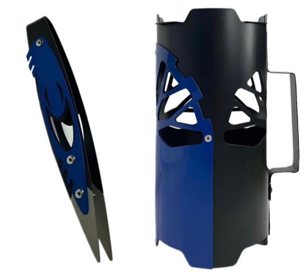 Колпак для кальяну Bomber Blue + Щипці для Кальяну Bomber Igla Blue